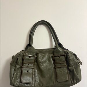 Le Chateau Olive Satchel Bag